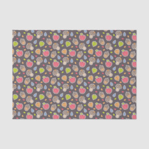 autumn pattern tissue paper