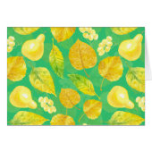 Autumn pattern watercolor (Front Horizontal)