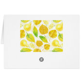 Autumn pattern watercolor (Back Horizontal)