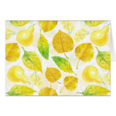 Autumn pattern watercolor (Front Horizontal)