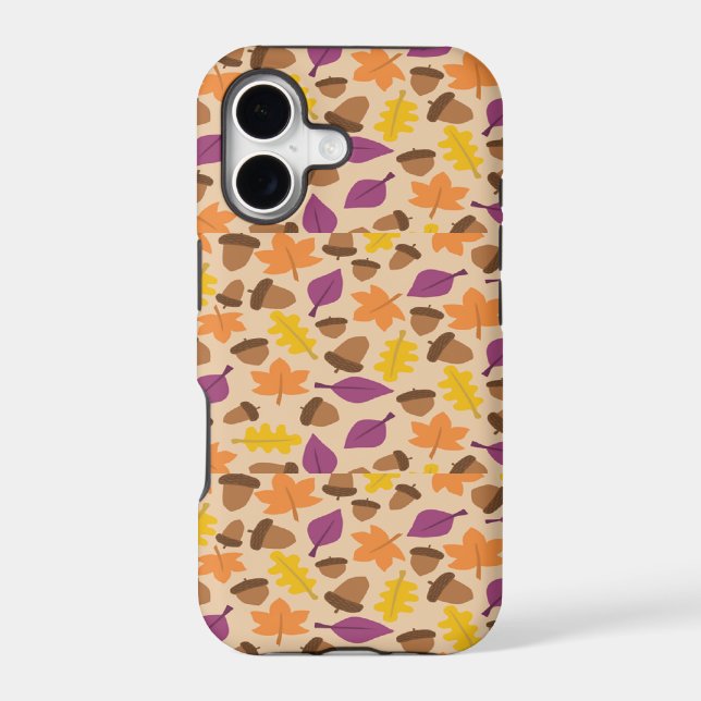 Autumn patterned iphone case (Back)
