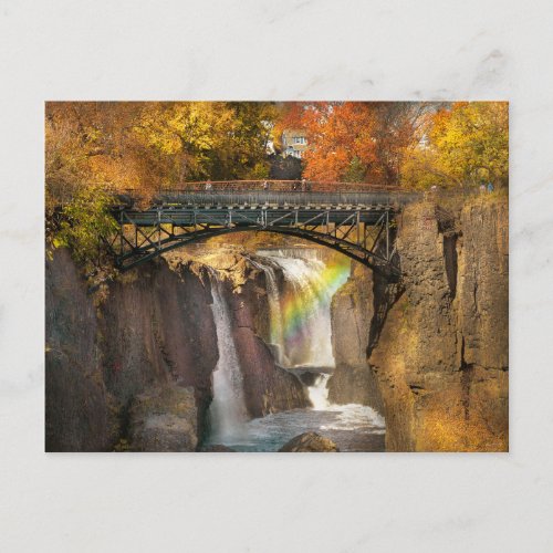 Autumn _ Patterson NJ _ The Great Patterson Falls Postcard