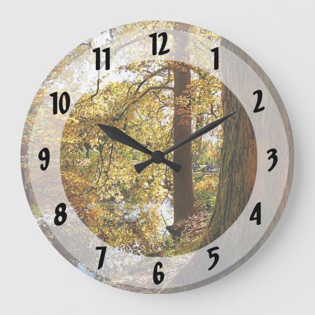 Autumn Perspective Large Clock (Front)