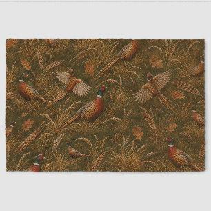 Autumn Pheasant Heritage Fiber Doormat