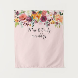 Autumn Photo Booth, Fall Wedding Backdrop Decor