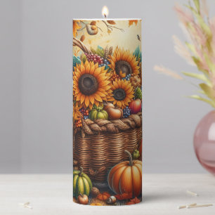 Autumn Pillar Candle