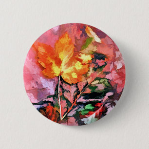 AUTUMN PINBACK BUTTON