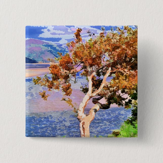 AUTUMN PINBACK BUTTON (Front)