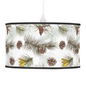 Autumn Pine Cones Ceiling Lamp (Front)