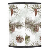 Autumn Pine Cones Lamp Shade (Back)
