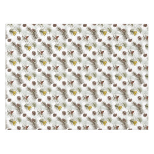 Autumn Pine Cones Tablecloth