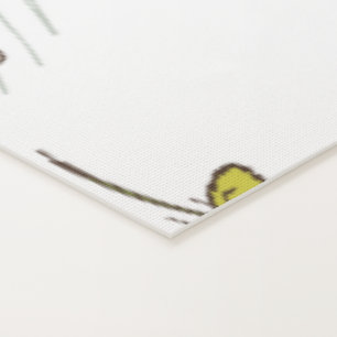 Autumn Pine Cones Yoga Mat