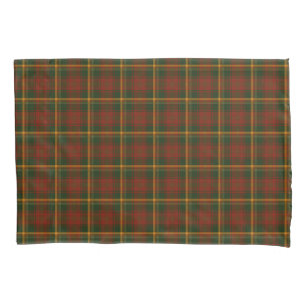 Autumn Plaid Canadian National Tartan Pattern Pillow Case