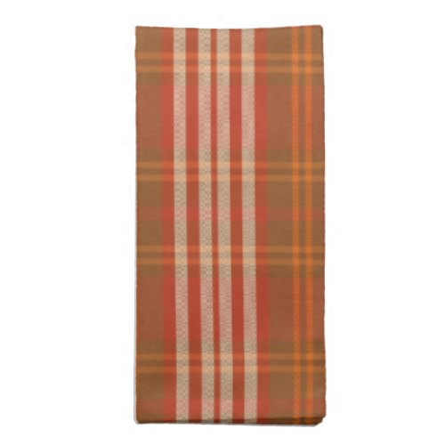 Autumn Plaid Cloth Napkin