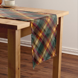 Autumn Plaid Medium Table Runner