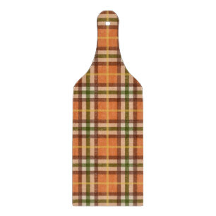 Autumn Plaid Pattern Cutting Board