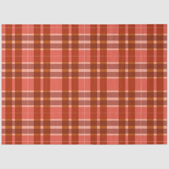Autumn Plaid Series Design 12 Tissue Paper (Front)