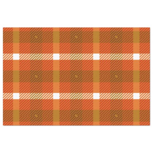 Autumn Plaid Series Design 15 Tissue Paper