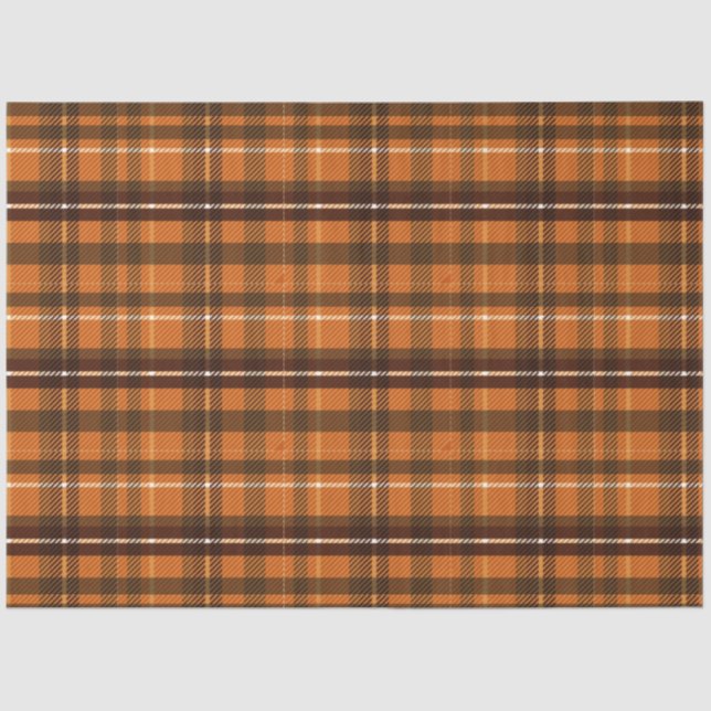 Autumn Plaid Series Design 16 Tissue Paper (Front)