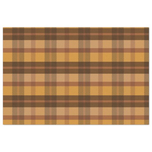 Autumn Plaid Series Design 17 Tissue Paper