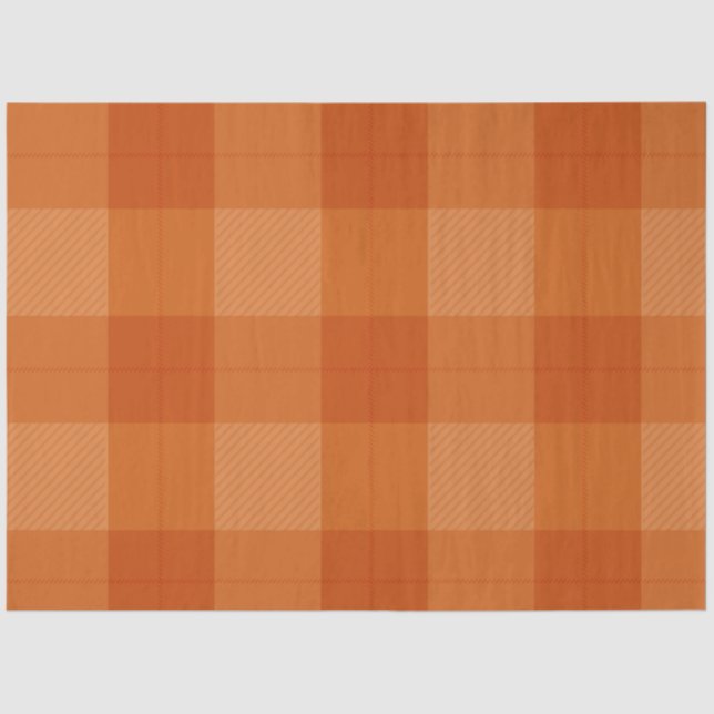 Autumn Plaid Series Design 5 Tissue Paper (Front)