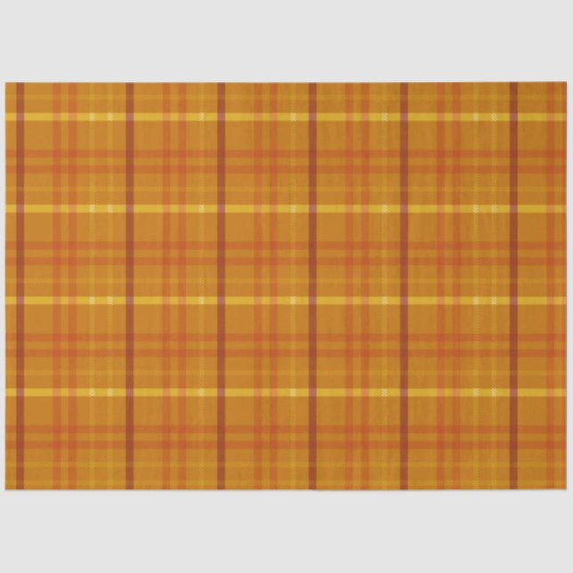 Autumn Plaid Series Design 6 Tissue Paper (Front)