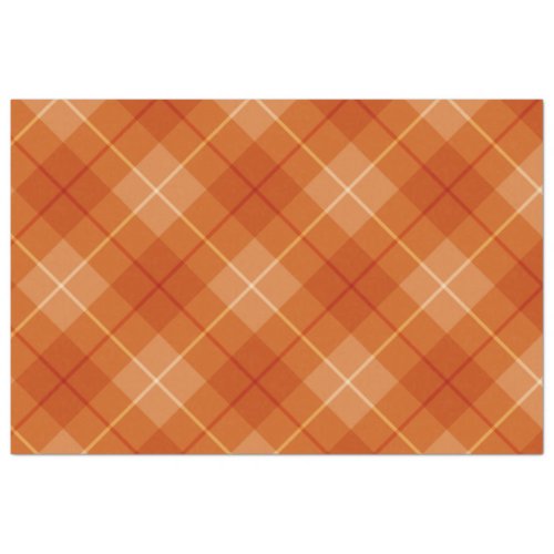 Autumn Plaid Series Design 7 Tissue Paper