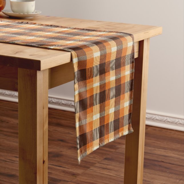Autumn Plaid  Short Table Runner (In Situ)