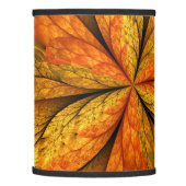 Autumn Plant, Modern Abstract Fractal Art Leaf Lamp Shade (Left)