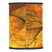 Autumn Plant, Modern Abstract Fractal Art Leaf Lamp Shade (Back)