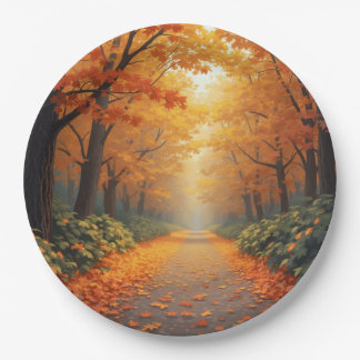 autumn plate