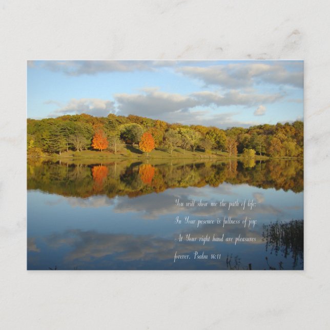 Autumn Pleasures Postcard (Front)