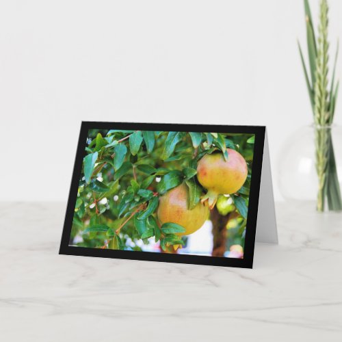 Autumn Pomegranates Card