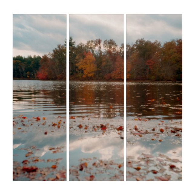 Autumn Pond Sectional Wall Art (Front)