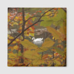 Autumn Pond with Swan Magnet