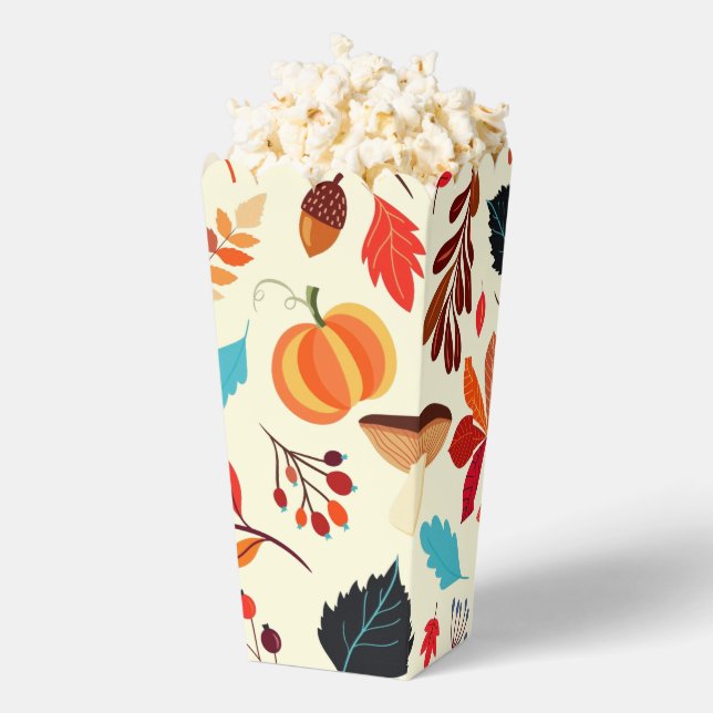 Autumn Popcorn Boxes (Popped)