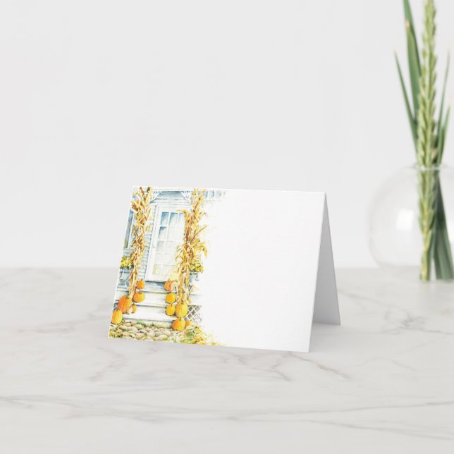 Autumn Porch Card (Front)