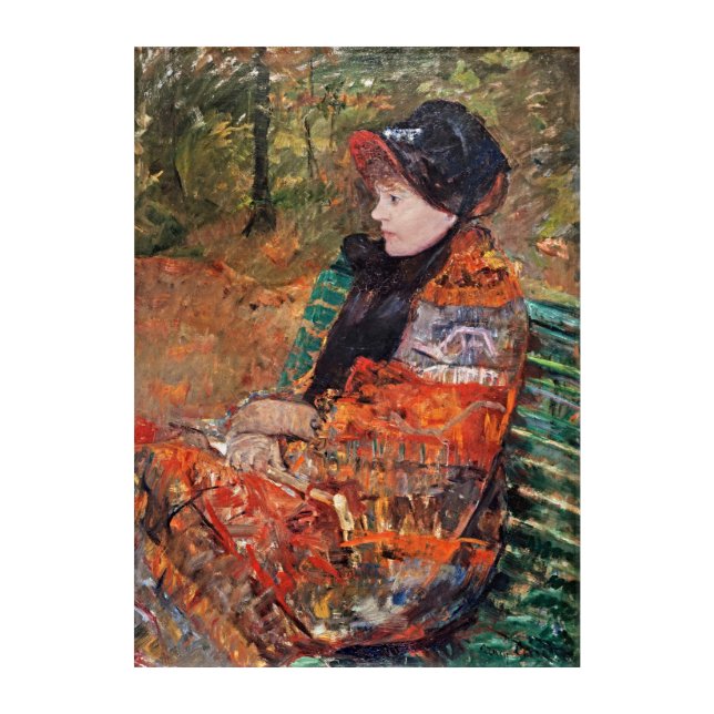 Autumn Portrait of Lydia Cassatt – Acrylic Art (Front)