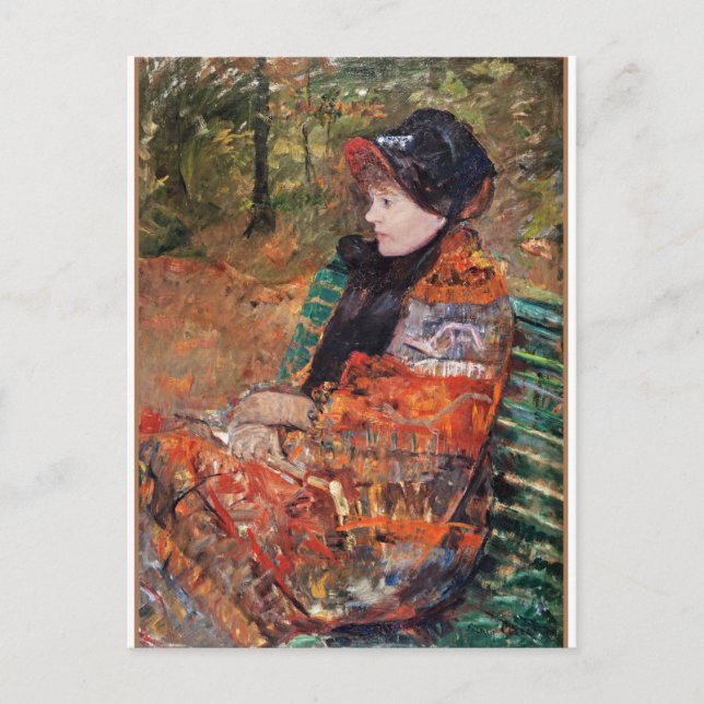 Autumn, Portrait of Lydia Cassatt, Postcard (Front)