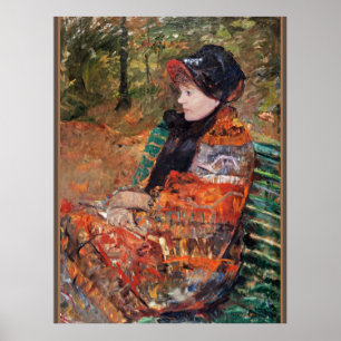 Autumn, Portrait of Lydia Cassatt, Poster