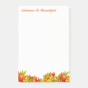 Autumn Post Notes-Autumn Is Beautiful Post-it Notes