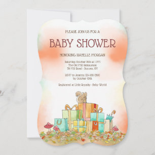 Autumn Presents Shower Invitation