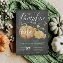 Autumn Pumpkin | Any Age Birthday Party Invitation