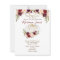 Autumn Pumpkin & Burgundy Floral Baby Shower
