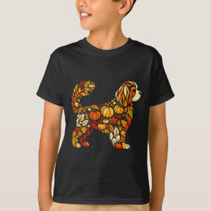 Autumn Pumpkin Cavalier King Charles Spaniel Thank T-Shirt