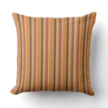 Autumn Pumpkin Color with Pumpkin Spice Stripes