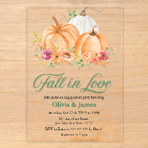 Autumn Pumpkin Fall in Love Engagement Party
