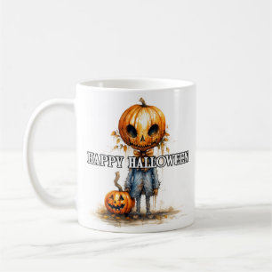 Autumn Pumpkin Fiend Happy Halloween Coffee Mug