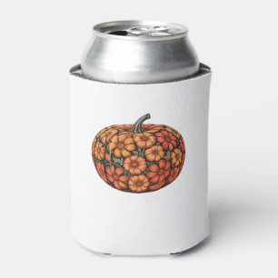 Autumn Pumpkin Halloween Classic T-Shirt.png Can Cooler