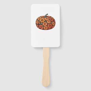 Autumn Pumpkin Halloween Classic T-Shirt.png Hand Fan